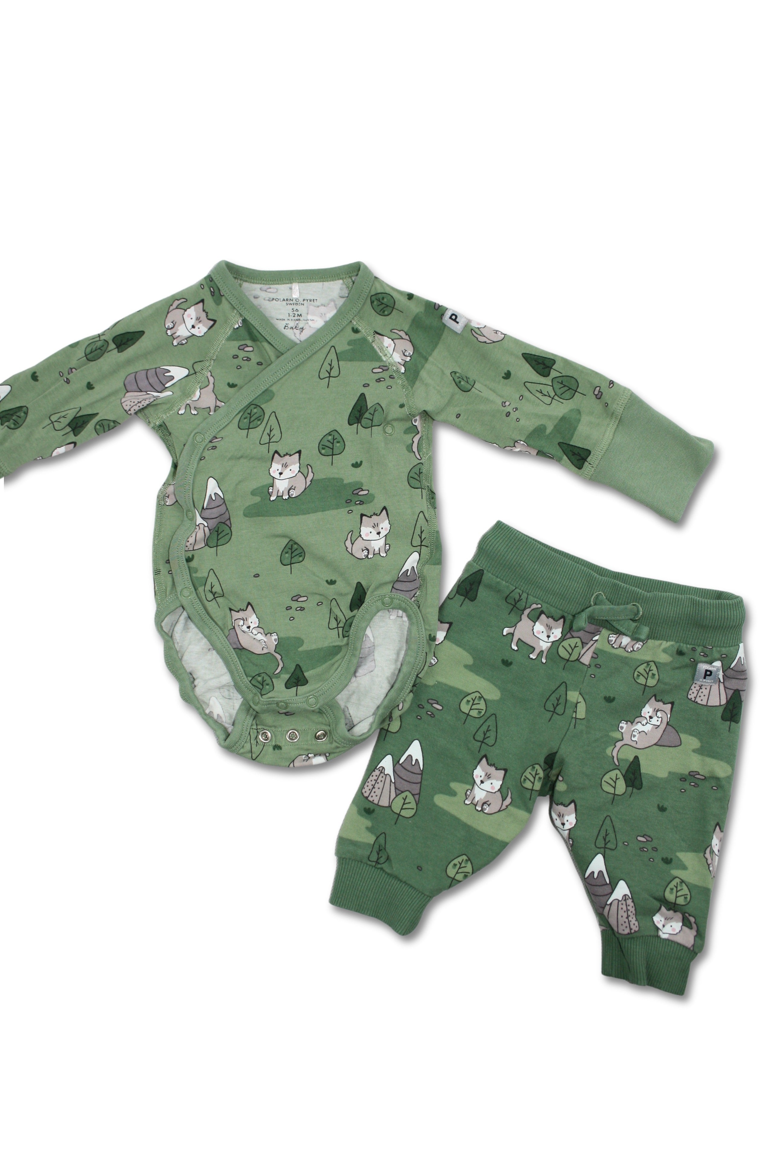 2 delat set Polarn o. pyret storlek 56 second hand