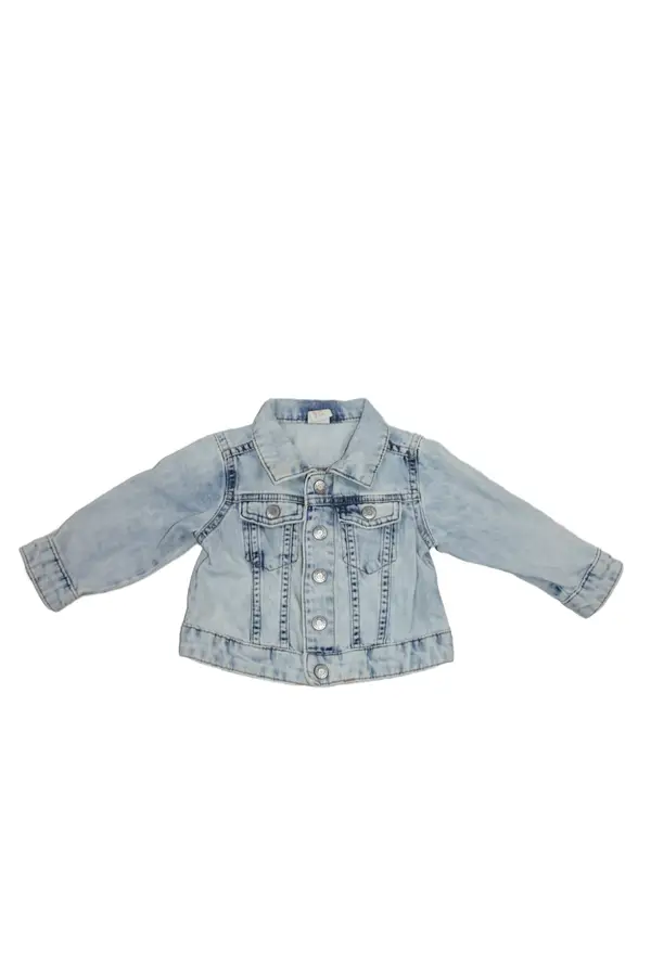 Jeansjacka H&M storlek 74 second hand