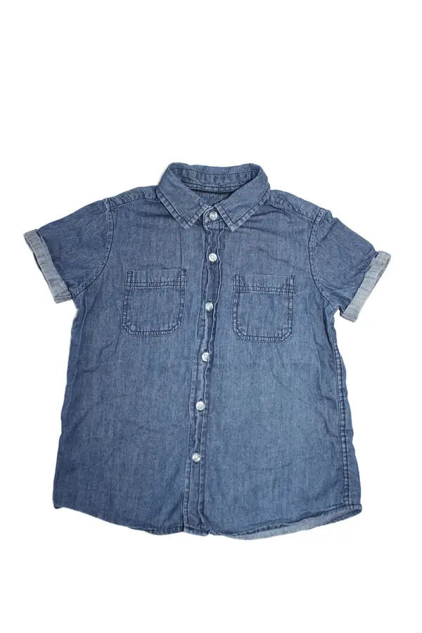 Skjorta Denim day storlek 110-116 second hand